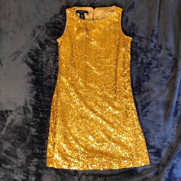 Nine West Dresses & Skirts - Nine West gold sequin holiday party dress
